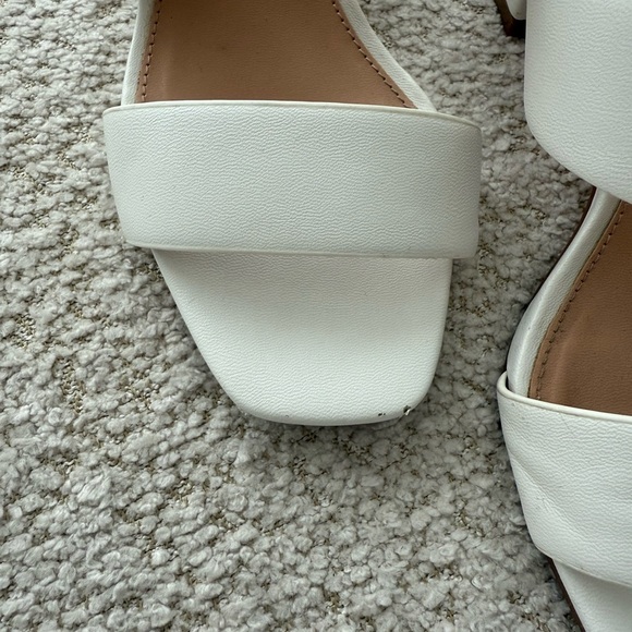 Topshop White Leather Sandals - Picture 5 of 8